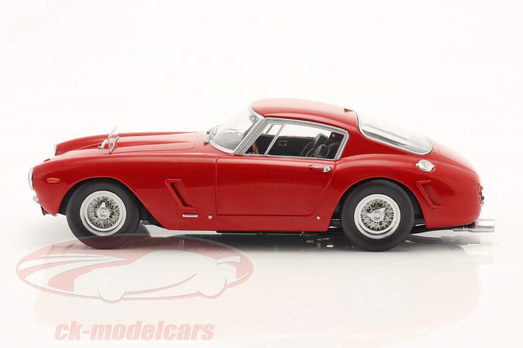 Ferrari 250 GT SWB Plain Body Version 1961 Rød 1:18 KK-Scale