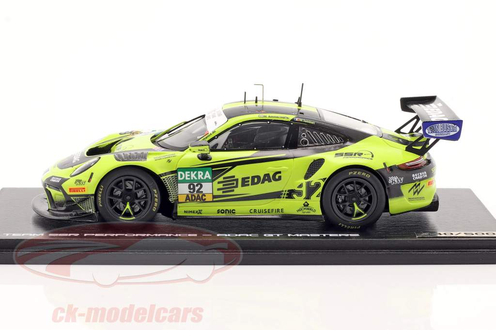 Porsche 911 GT3 R #92 2 ADAC GT Masters 2021 SSR Performance 1:43 Spark