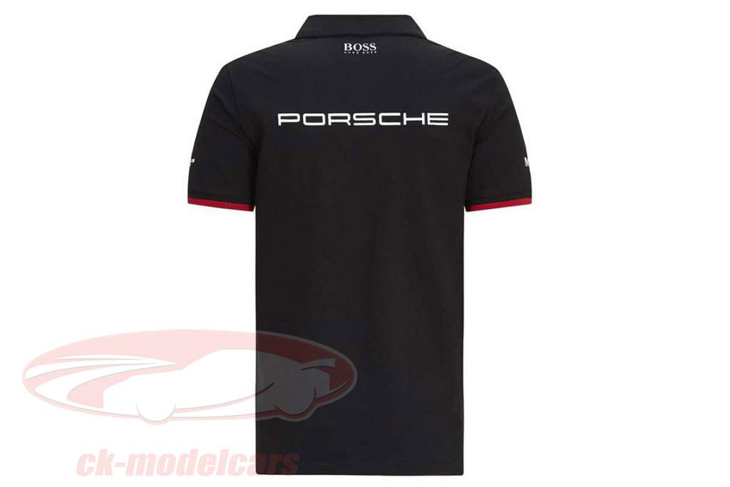 Polo del equipo Porsche Motorsport Collection, negro