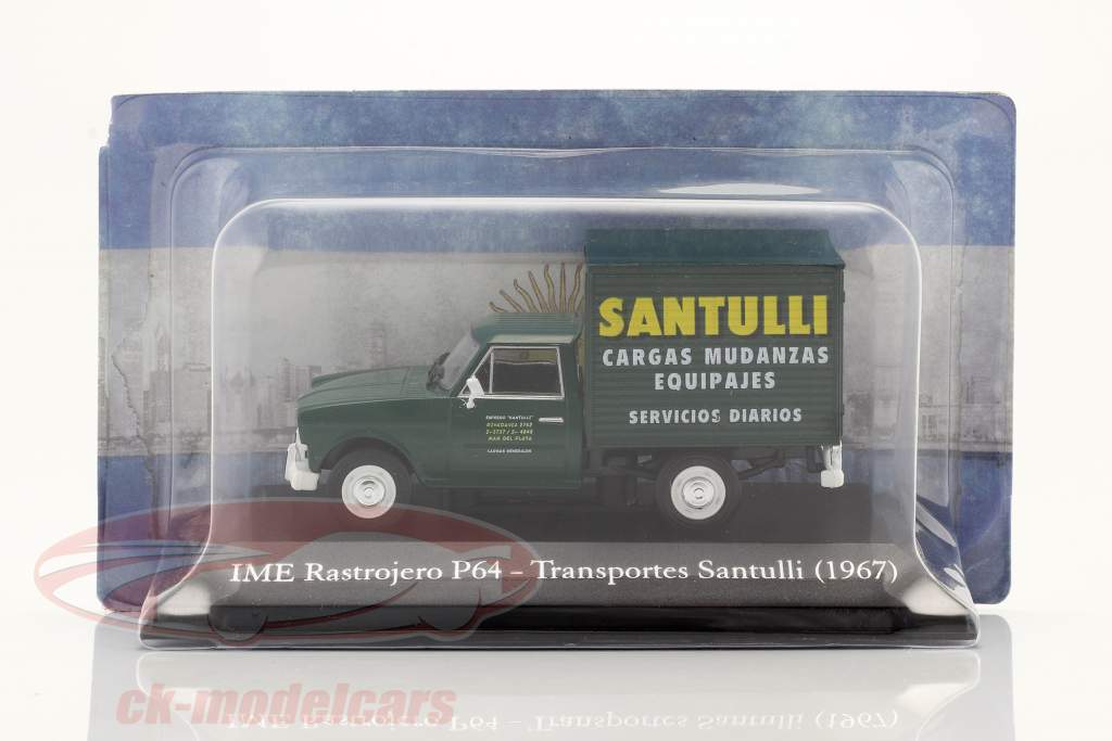 IME Rastrojero P64 varevogn Santulli 1967 grøn 1:43 Hachette