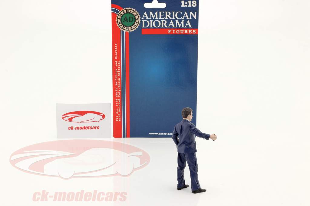 The Dealership verkoper figuur #1 1:18 American Diorama