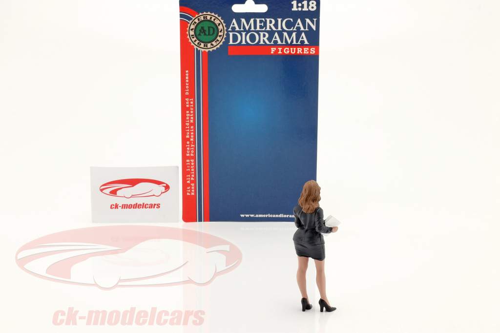 The Dealership vendeuse chiffre #2 1:18 American Diorama