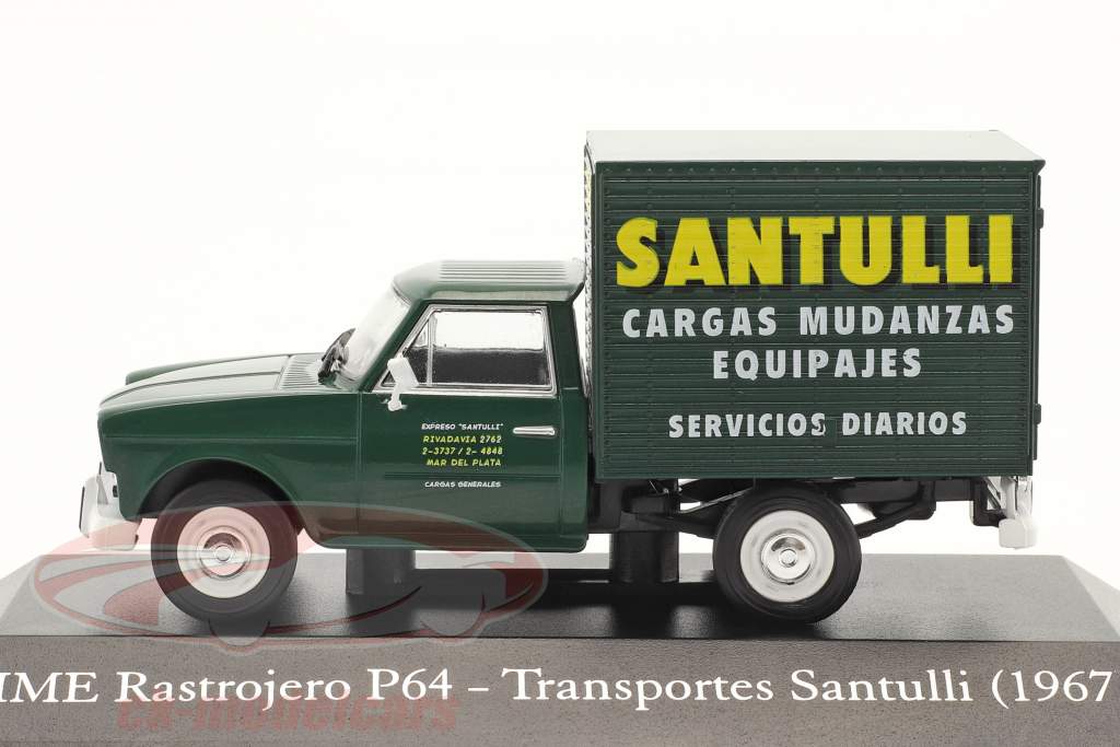 IME Rastrojero P64 バン Santulli 1967 緑 1:43 Hachette