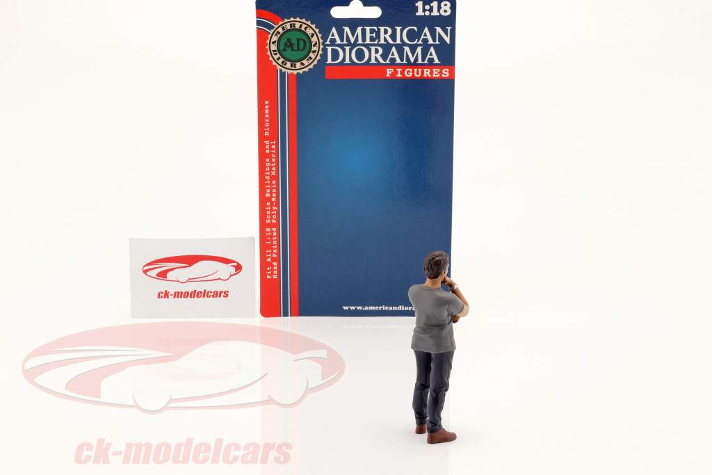 The Dealership customer figure #3 1:18 American Diorama
