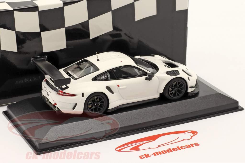 Porsche 911 (991 II) GT3 R Año de construcción 2019 blanco 1:43 Minichamps