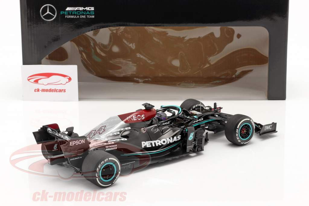 L. Hamilton Mercedes-AMG F1 W12 #44 ganador Baréin GP fórmula 1 2021 1:18 Minichamps