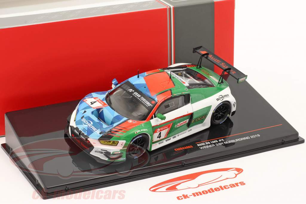 Audi R8 LMS #4 优胜者 24h Nürburgring 2019 Audi Sport Team Phoenix 1:43 Ixo
