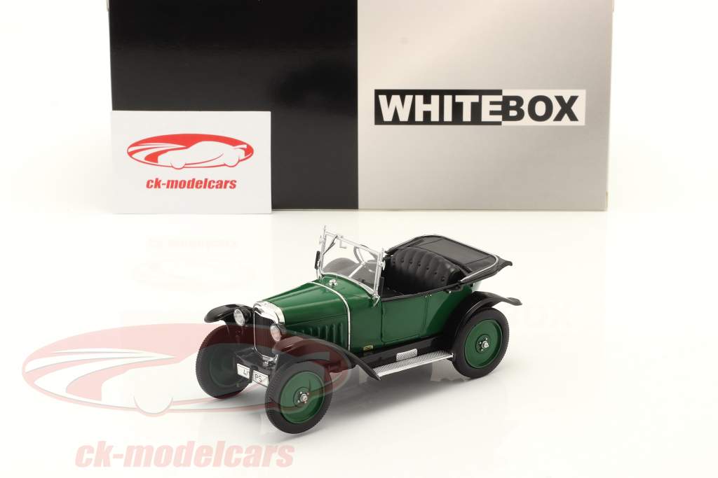 Opel 4/12 PS vert foncé 1:24 WhiteBox