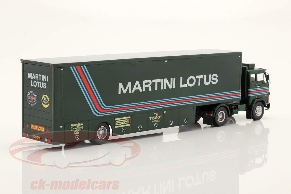 Volvo F89 formula 1 racing transporter Martini Lotus Racing 1:43 Ixo