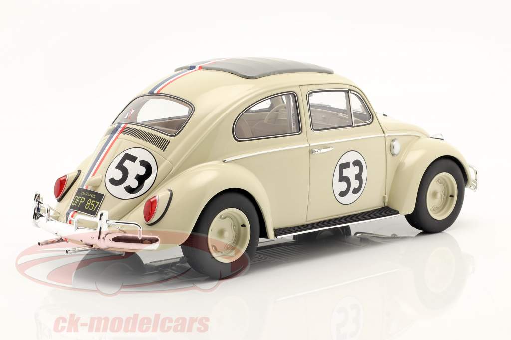 Volkswagen VW Beetle #53 Herbie cream white 1:12 Schuco