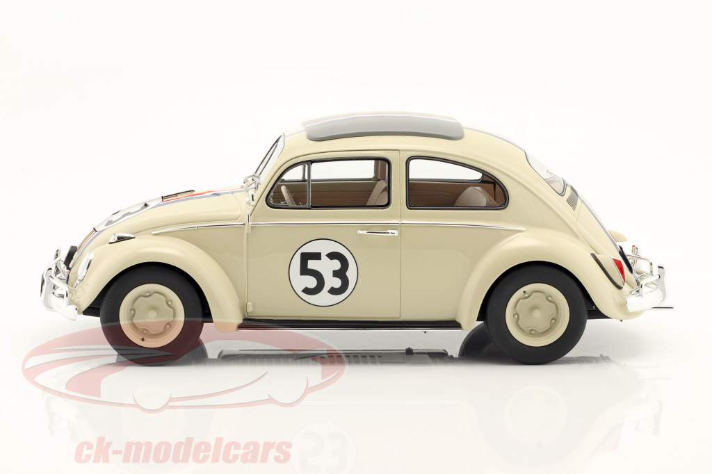 Volkswagen VW Beetle #53 Herbie cream white 1:12 Schuco
