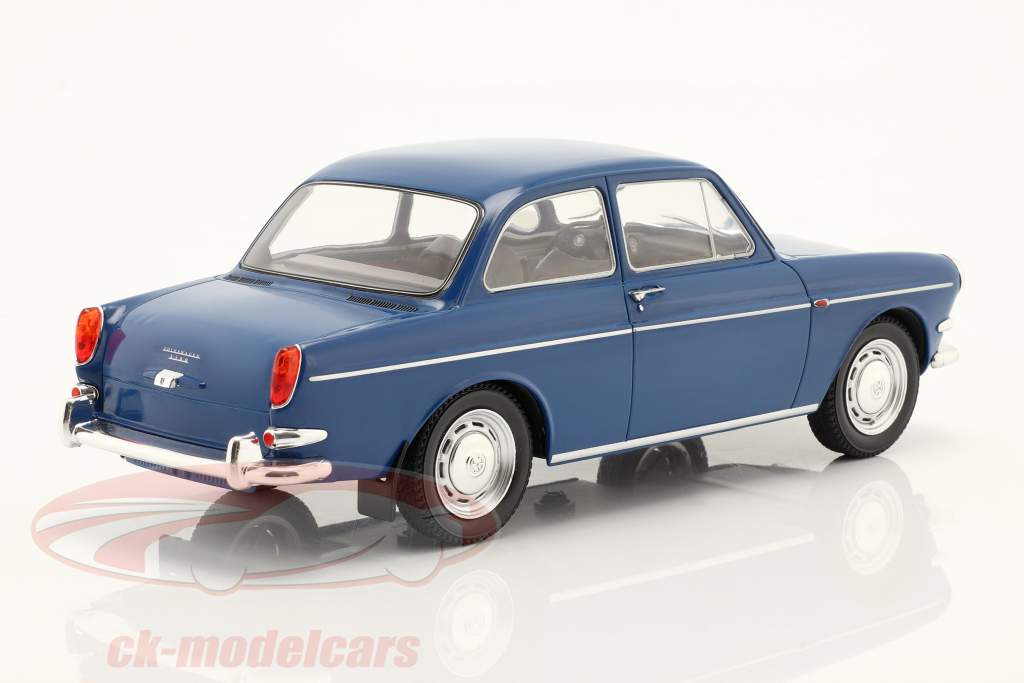 Volkswagen VW 1500 S (Escribe 3) Año de construcción 1963 azul oscuro 1:18 Model Car Group