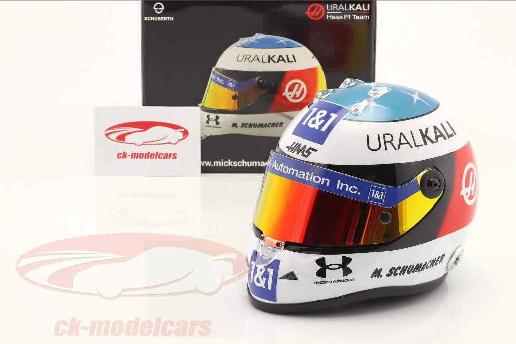 Schuberth 1:2 Mick Schumacher #47 GP Spa formula 1 2021 casco MKS-MH-2-2021-SPA  modello auto MKS-MH-2-2021-SPA 4251614413038