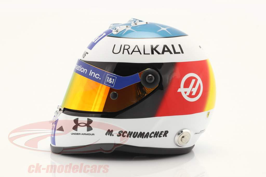 Mick Schumacher #47 GP Spa fórmula 1 2021 casco 1:2 Schuberth