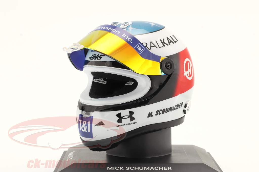 Mick Schumacher #47 GP Spa формула 1 2021 шлем 1:4 Schuberth