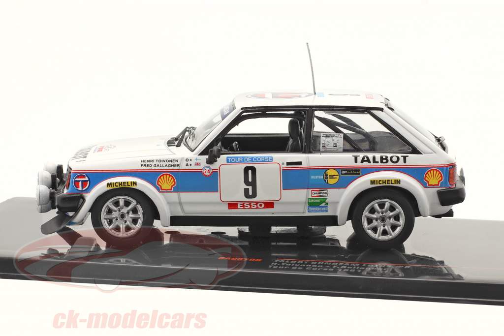 Talbot Sunbeam Lotus #9 Rallye Tour de Corse 1981 Toivonen, Gallagher 1:43 Ixo