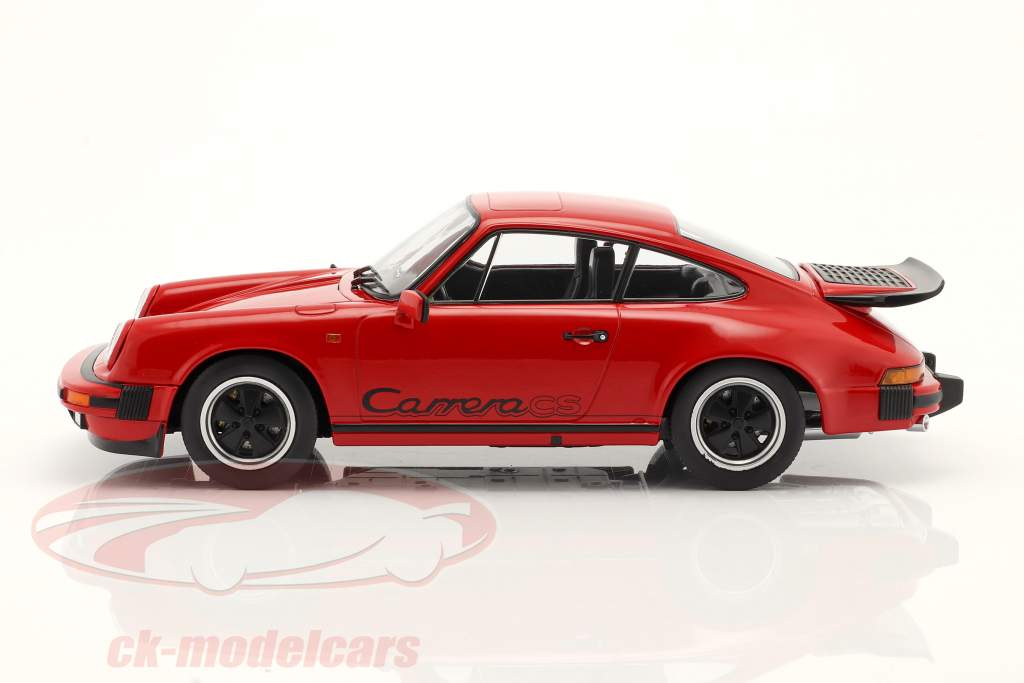 Porsche 911 Carrera 3.2 Clubsport year 1989 red / black 1:18 KK-Scale