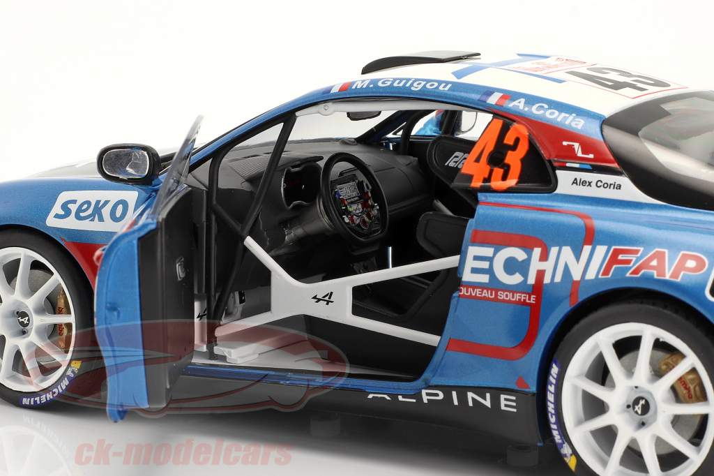 Alpine A110 Rally RGT #43 vinder R-GT Rallye Monte Carlo 2021 1:18 Solido