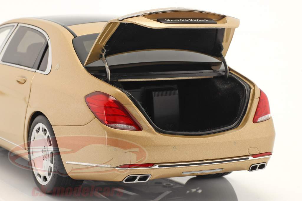 Mercedes-Benz Maybach S-Klasse (S600) SWB Год постройки 2015 золото 1:18 AUTOart