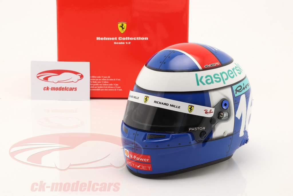 Charles Leclerc #16 Monaco GP formule 1 2021 casque 1:2 Bell