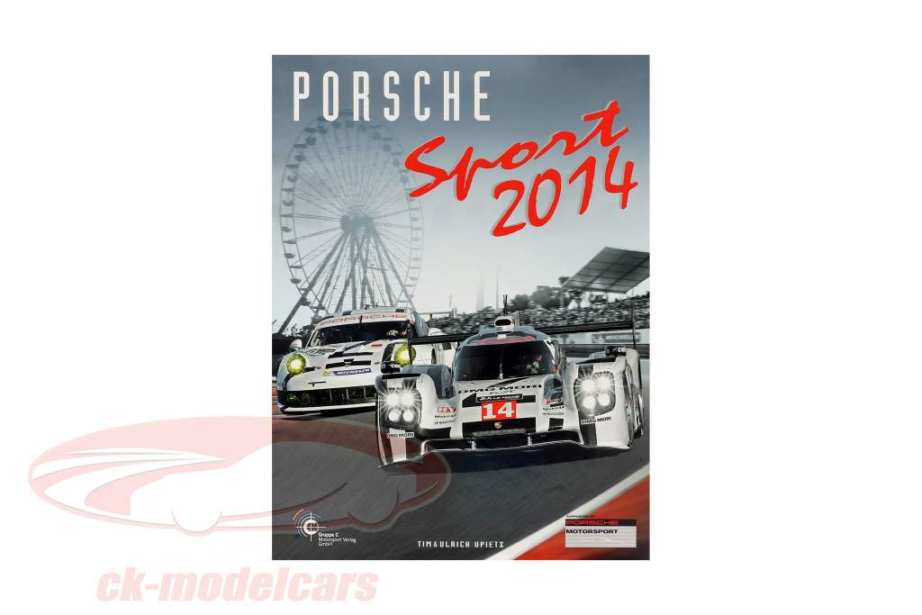 2-Car Set insieme a Un libro: Porsche 919 Hybrid #20 #14 24h LeMans 2014 1:18 Ixo