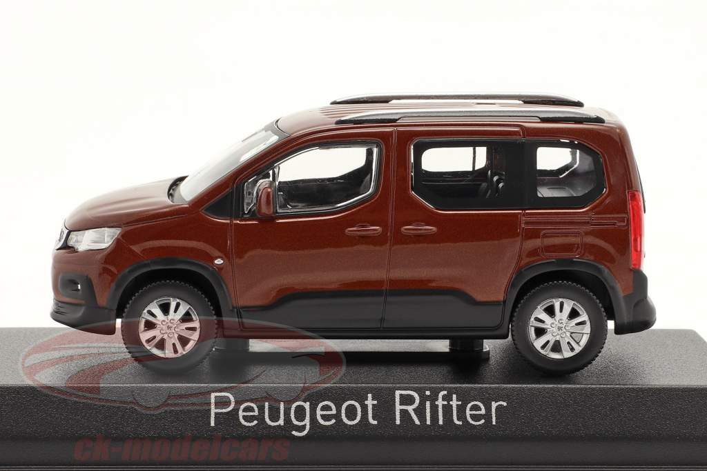 Peugeot Rifter Año de construcción 2018 marrón cobre metálico 1:43 Norev