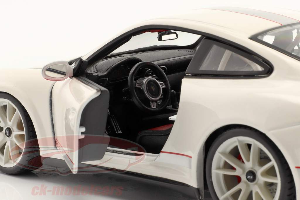 Porsche 911 (997) GT3 RS 4.0 Baujahr 2011 weiß 1:18 Bburago