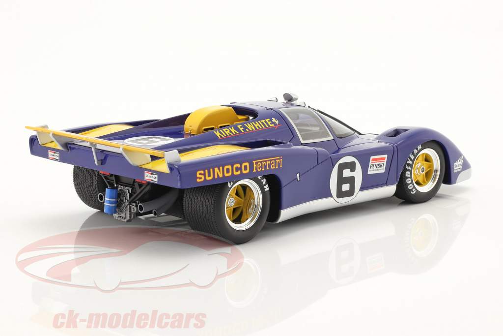 Ferrari 512M Sunoco #6 3ème 24h Daytona 1971 Donohue, Hobbs 1:18 CMR