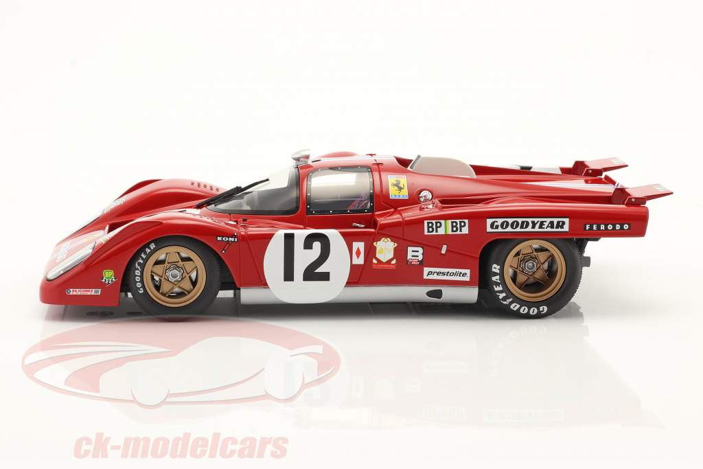 Ferrari 512M #12 3rd 24h LeMans 1971 Posey, Adamowicz 1:18 CMR