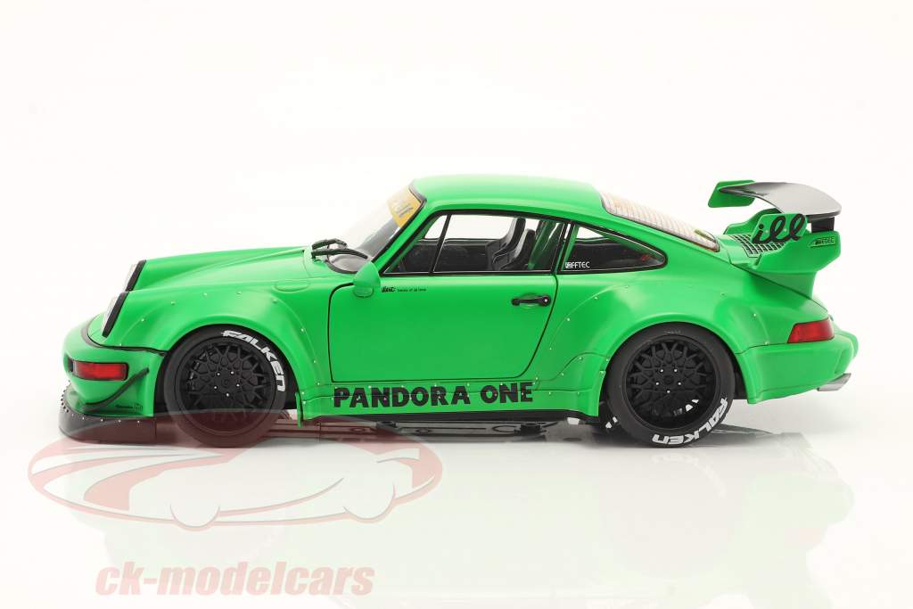 Porsche 911 (964) RWB Rauh-Welt Pandora One Année de construction 2011 vert 1:18 Solido