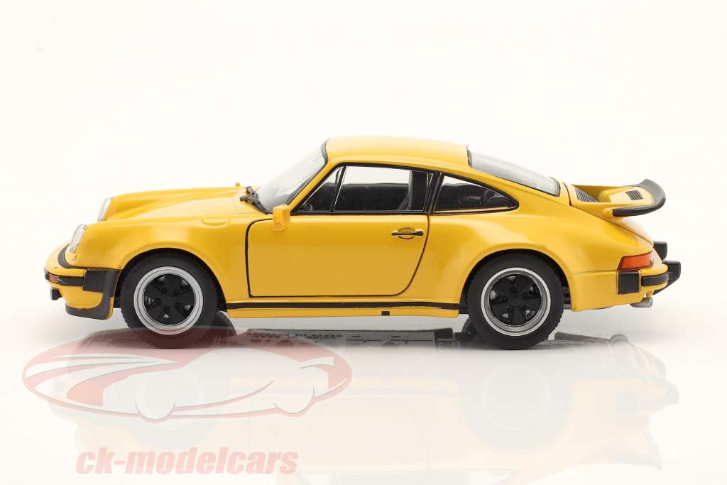 Porsche 911 Turbo 3.0 Year 1974 yellow 1:24 Welly