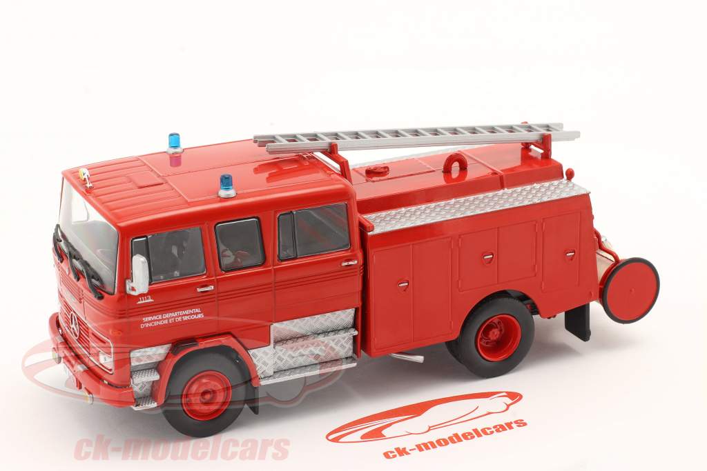 Mercedes-Benz LP 1113 FPT fire Department year 1973 red 1:43 Altaya