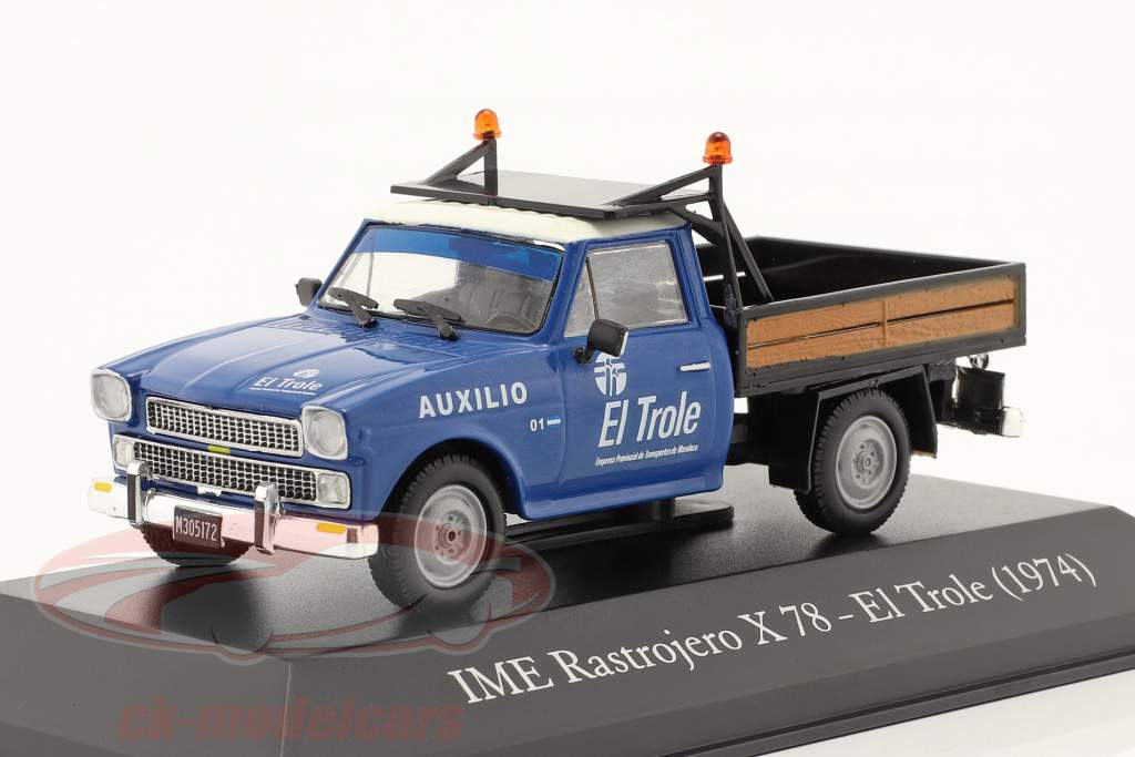 IME Rastrojero X78 Pick-Up El Trole 1975 azul 1:43 Hachette