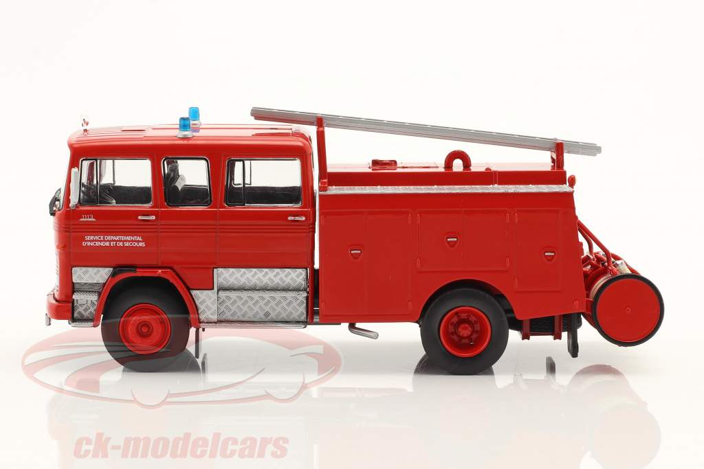 Mercedes-Benz LP 1113 FPT cuerpo de Bomberos Año de construcción 1973 rojo 1:43 Altaya