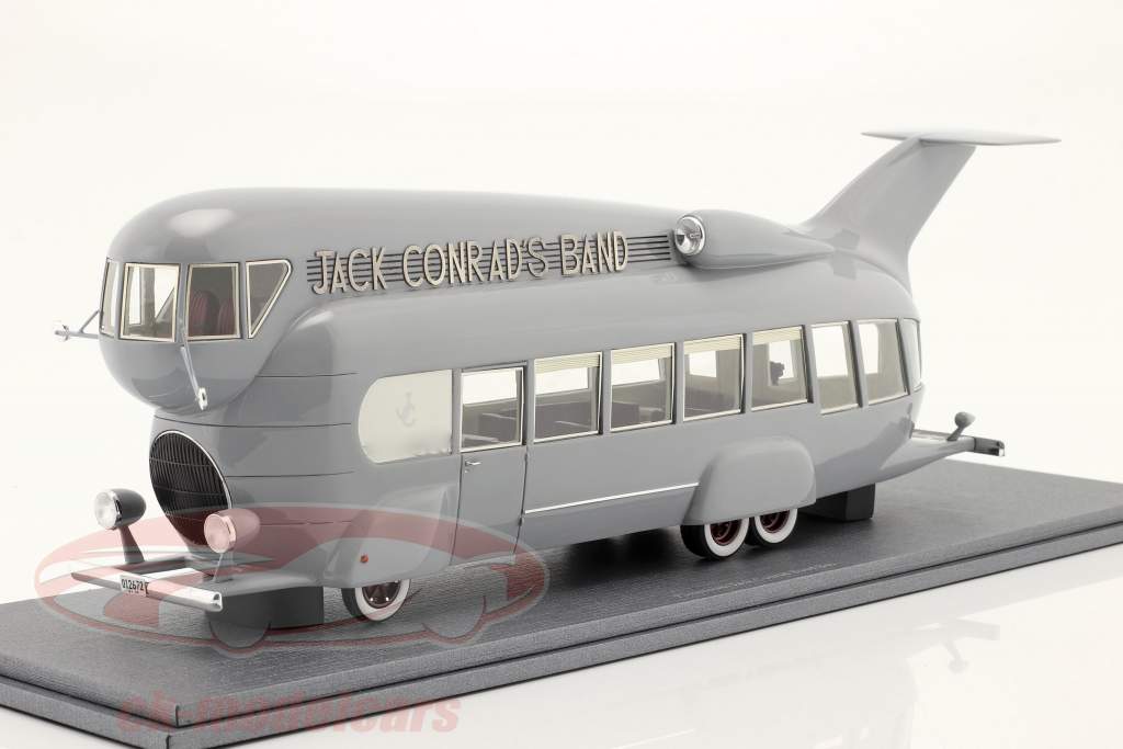 Paramount Jack Conrad Band bus Byggeår 1935 Grå 1:43 AutoCult