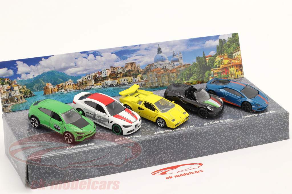 5-Car Set Dream Cars Italy 1:64 Majorette