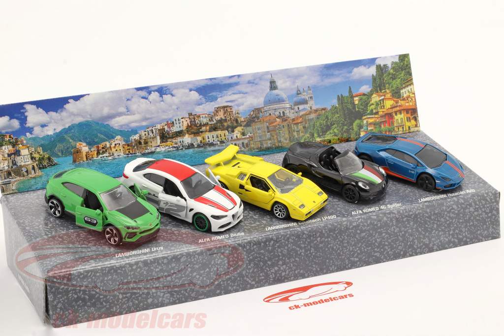 5-Car Set Dream Cars Italien 1:64 Majorette
