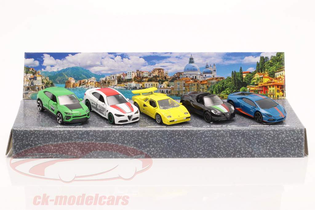 5-Car Set Dream Cars Italy 1:64 Majorette