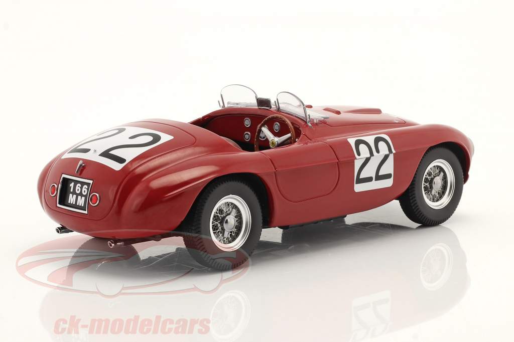 Ferrari 166 MM Barchetta #22 vinder 24h LeMans 1949 1:18 KK-Scale