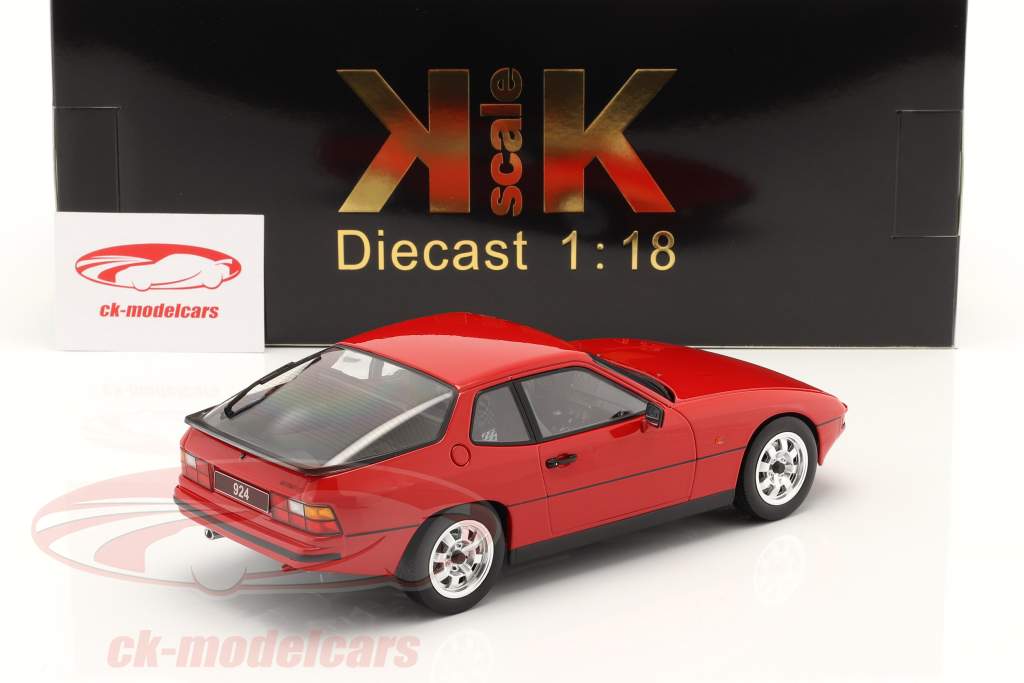 Porsche 924 建设年份 1985 红色的 1:18 KK-Scale