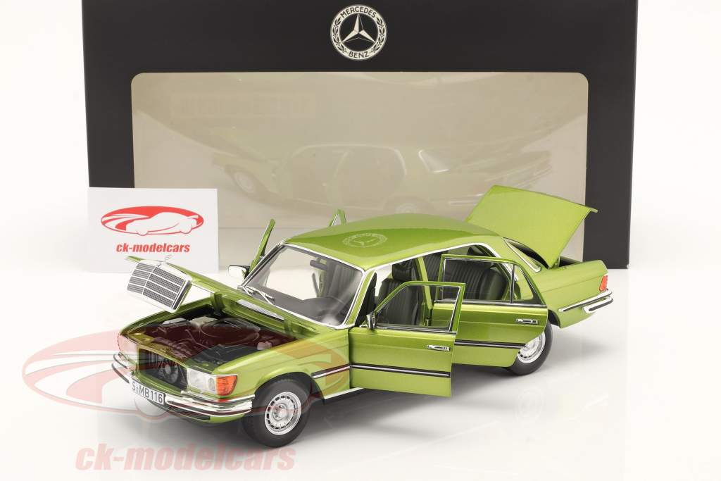Mercedes-Benz 450 SEL Baujahr 1976-1980 citrusgrün 1:18 Norev