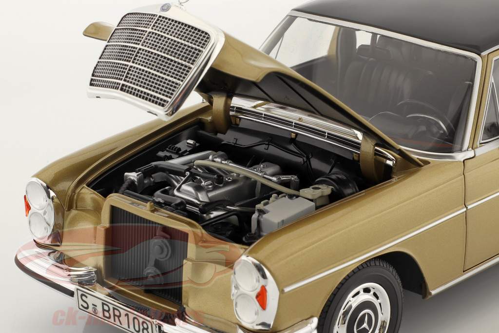 Mercedes-Benz 280 SE (W108) Baujahr 1968-1972 tunisbeige 1:18 Norev