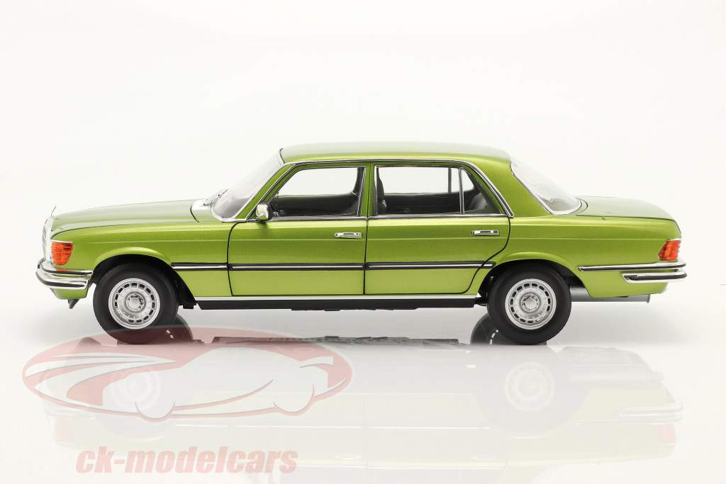 Mercedes-Benz 450 SEL year 1976-1980 citrus green 1:18 Norev