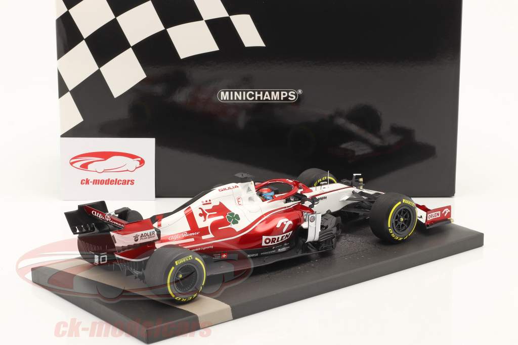 Kimi Räikkönen Alfa Romeo Racing C41 #7 Bahreïn GP formule 1 2021 1:18 Minichamps