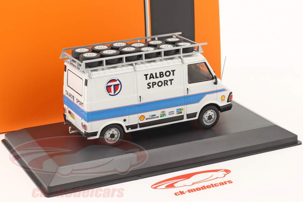 Citroen C35 Van Rally Assistance Talbot Sport 1981 white 1:43 Ixo