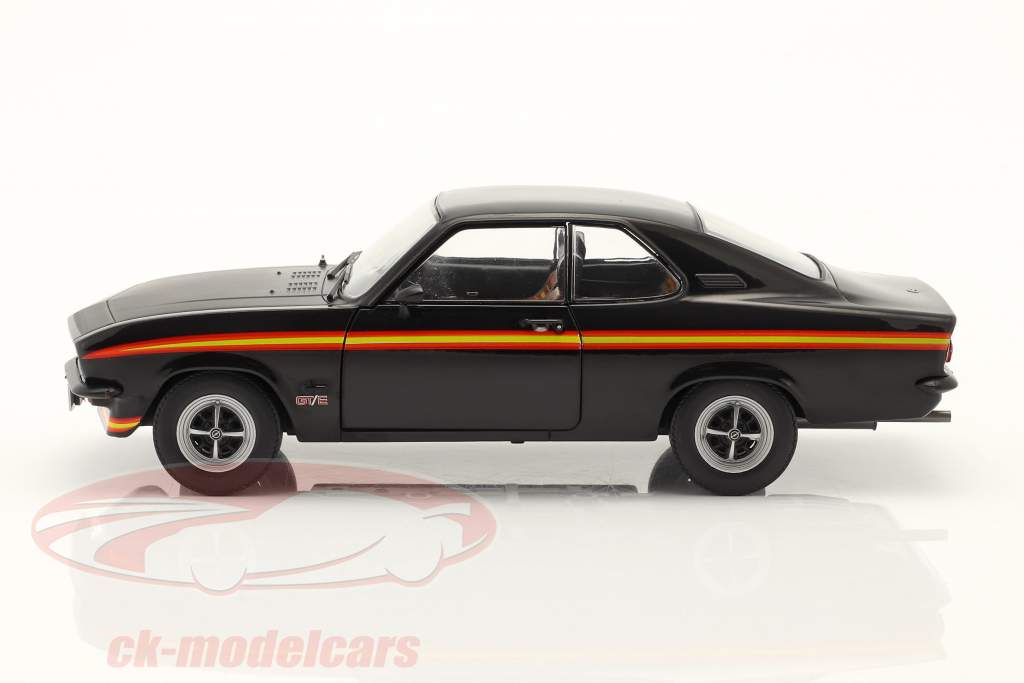 Opel Manta A GT/E Black Magic Année de construction 1975 le noir 1:24 WhiteBox