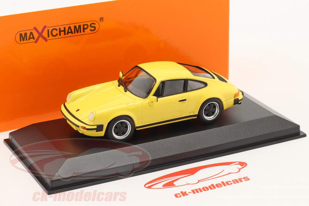 Porsche 911 SC year 1979 yellow 1:43 Minichamps