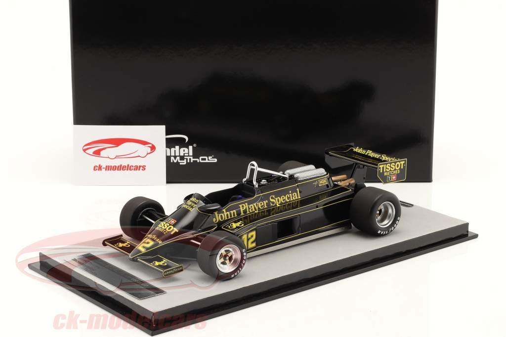 Nigel Mansell Lotus 87 #12 4to Las Vegas GP fórmula 1 1981 1:18 Tecnomodel