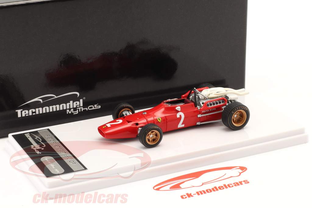 Chris Amon Ferrari 312/67 #2 7 italiensk GP formel 1 1967 1:43 Tecnomodel
