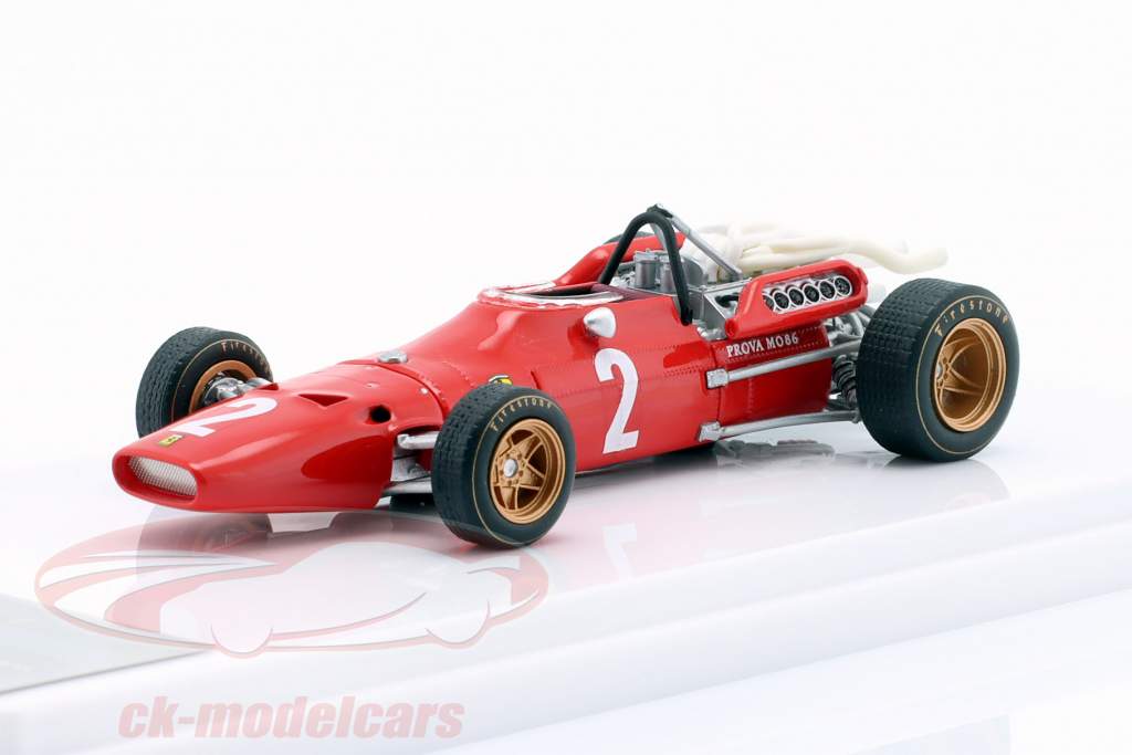 Chris Amon Ferrari 312/67 #2 7ème italien GP formule 1 1967 1:43 Tecnomodel